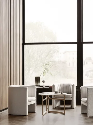 Flowerpot portabel bordslampa VP9 - grå-beige - &Tradition