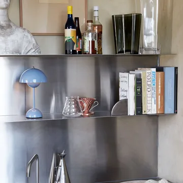 Flowerpot portabel bordslampa VP9 - ljusblå - &Tradition