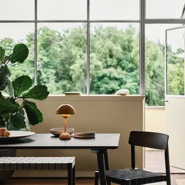 Flowerpot portabel bordslampa VP9 - Mustard - &Tradition