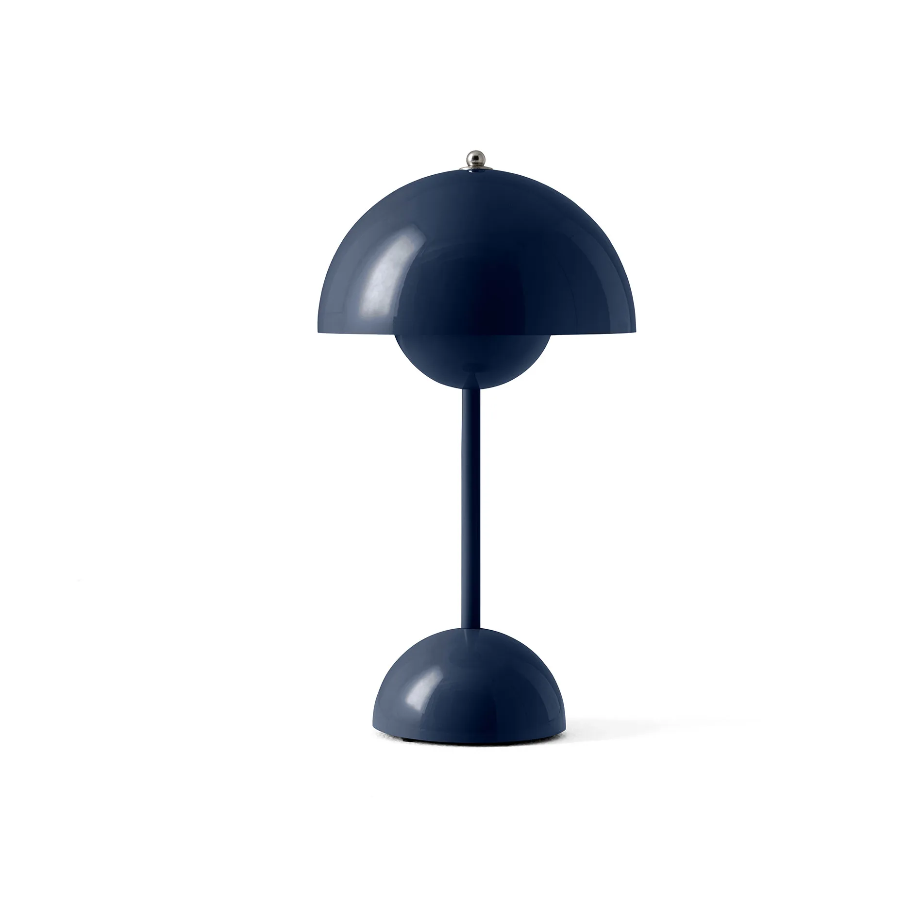 Flowerpot portabel bordslampa VP9, Steel blue &Tradition