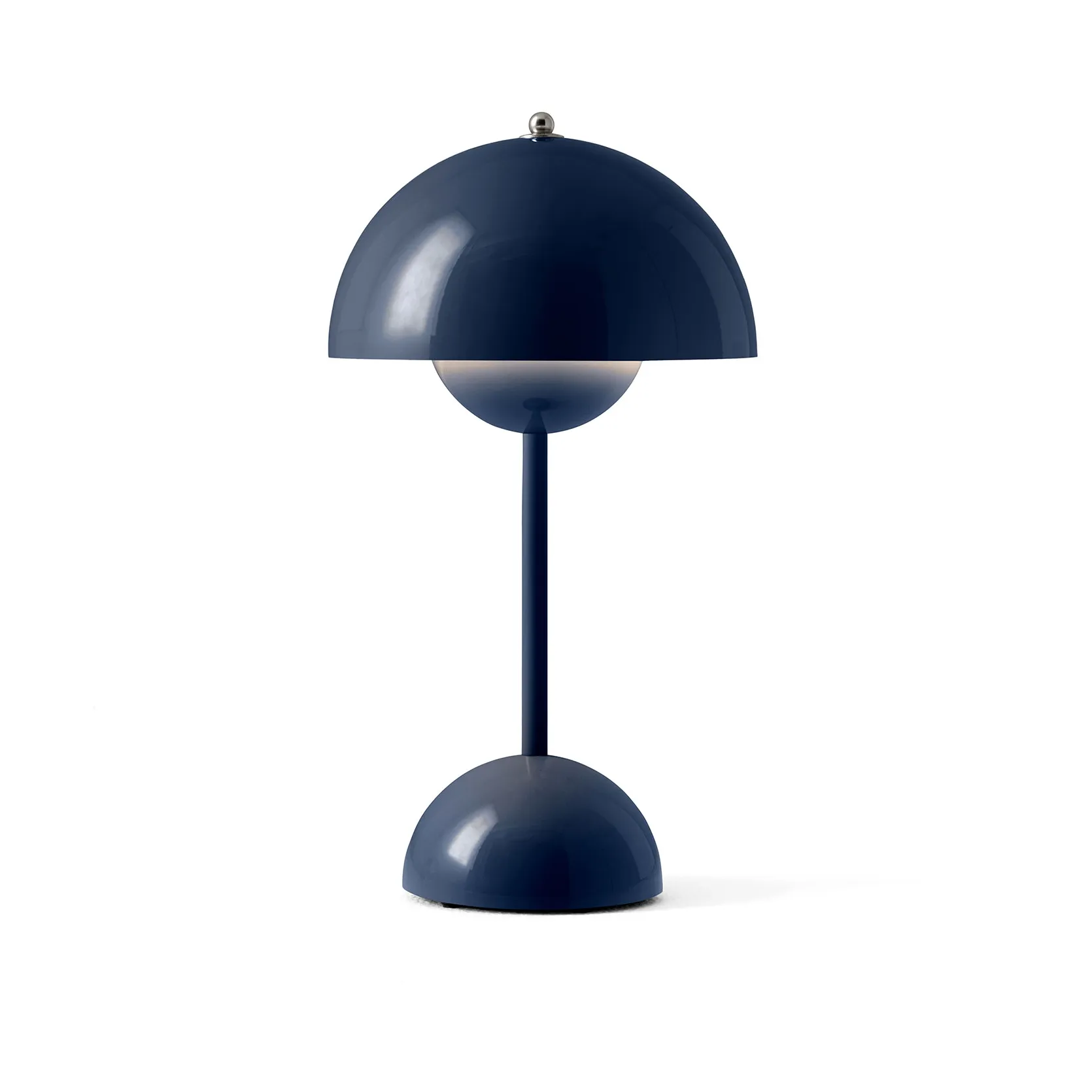 Flowerpot portabel bordslampa VP9, Steel blue &Tradition