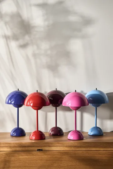 Flowerpot portabel bordslampa VP9 - Vermilion red - &Tradition