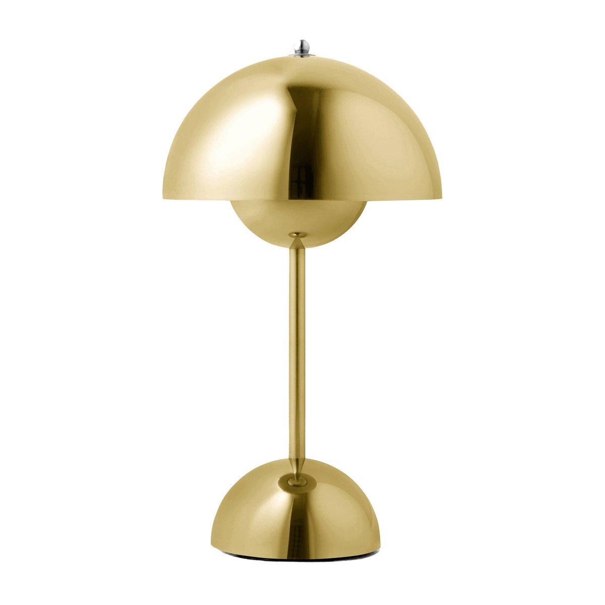 &Tradition Flowerpot portable bordslampa VP9 Brass | Skandinavisk Design | Bordslampor | Beige