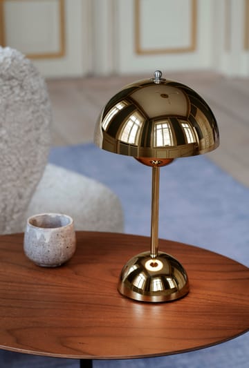 Flowerpot portable bordslampa VP9 - Brass - &Tradition