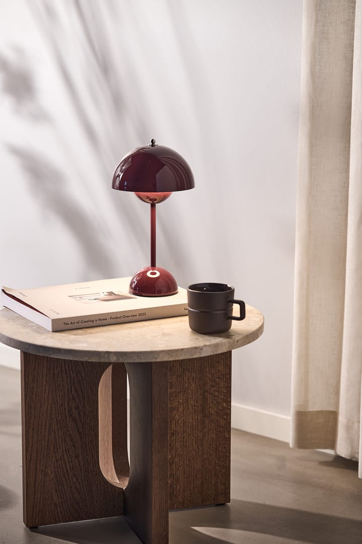 Flowerpot portable bordslampa VP9 - Dark plum - &Tradition