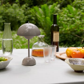 Flowerpot portable bordslampa VP9 - grå-beige - &Tradition