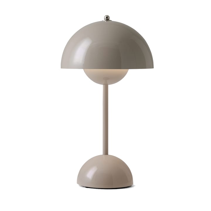 Flowerpot portable bordslampa VP9 - Grey beige - &Tradition