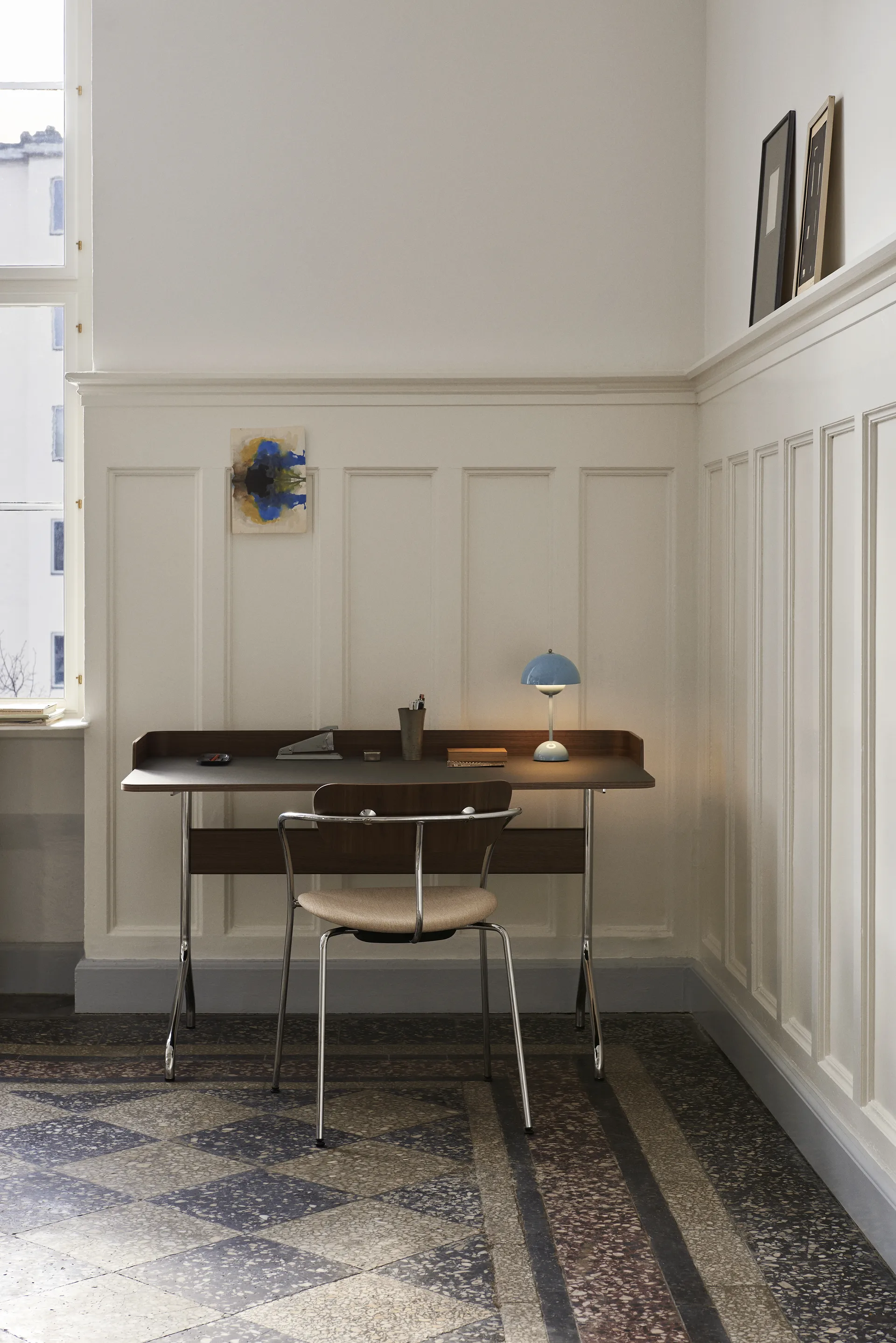 Flowerpot portable bordslampa VP9, ljusblå &Tradition