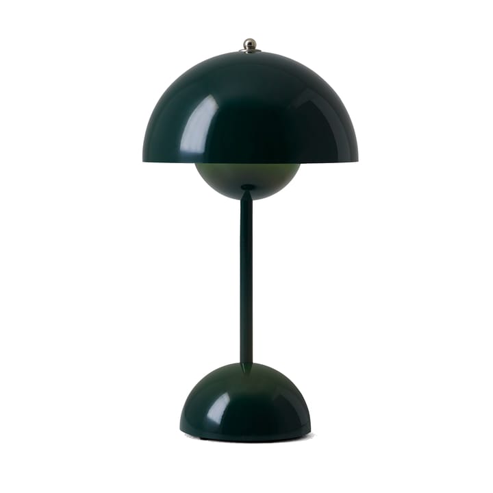 Flowerpot portable bordslampa VP9, mörk grön &Tradition