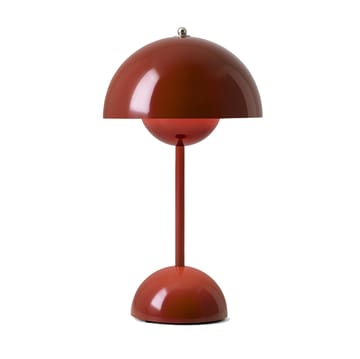 Flowerpot portable bordslampa VP9 - röd_brun - &Tradition