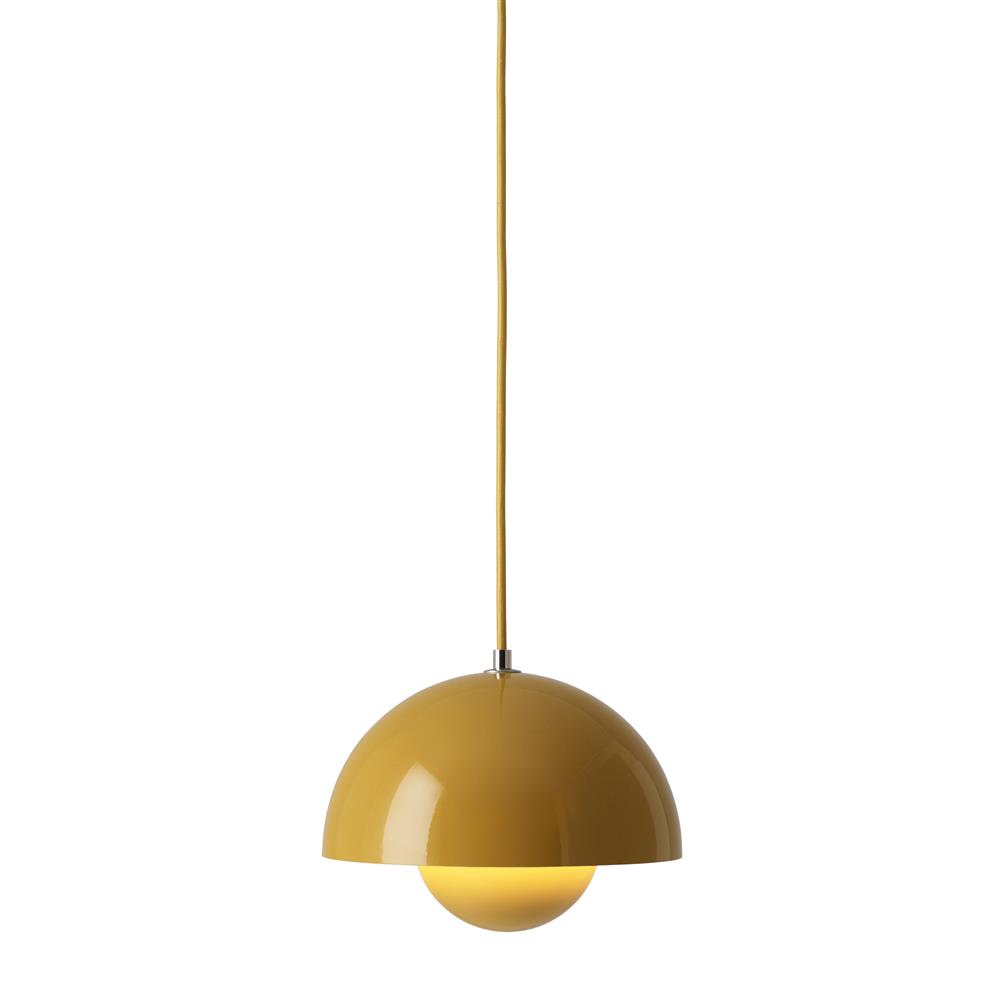 &Tradition Flowerpot VP1 pendel Mustard | Skandinavisk Design | Taklampor & Pendlar | Gul