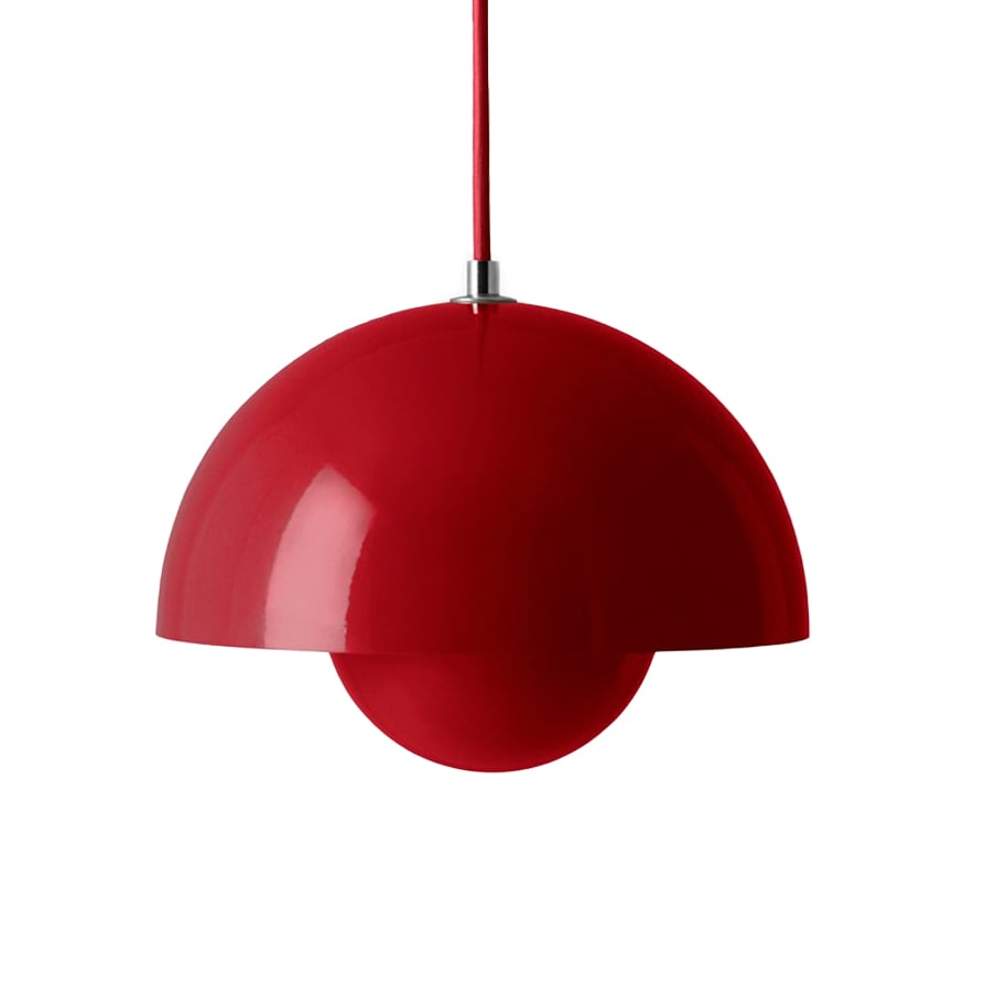 &Tradition Flowerpot VP1 pendel Vermilion red | Skandinavisk Design | Taklampor & Pendlar | Röd