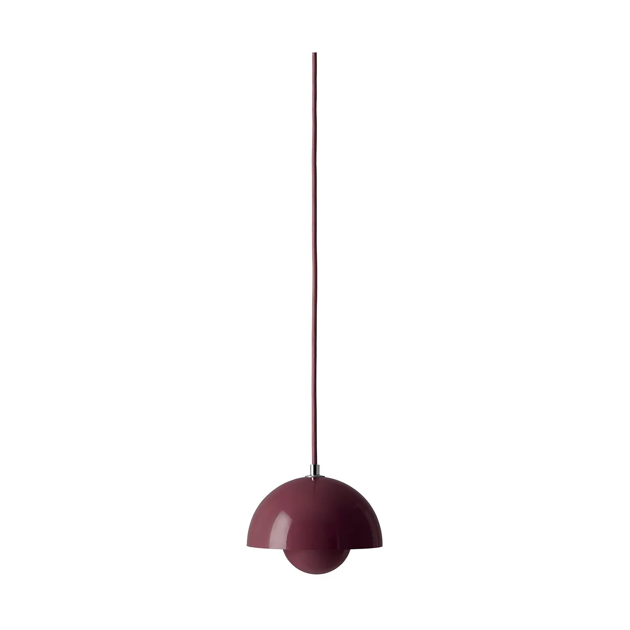 Flowerpot VP10 pendel, Dark plum