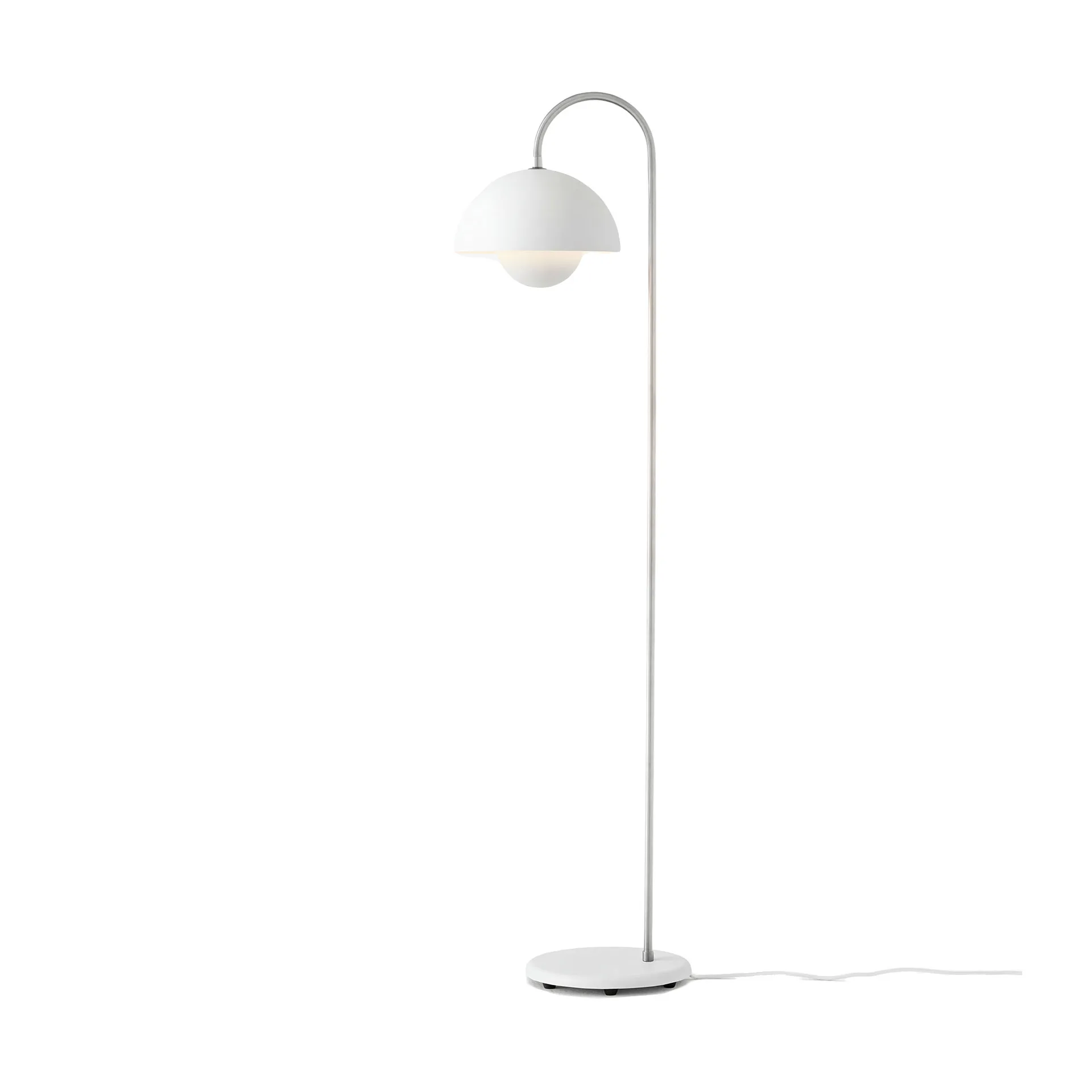 Flowerpot VP12 golvlampa, Matt white &Tradition
