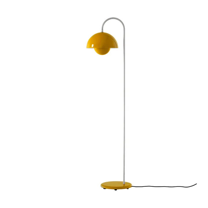 Flowerpot VP12 golvlampa - Mustard - &Tradition