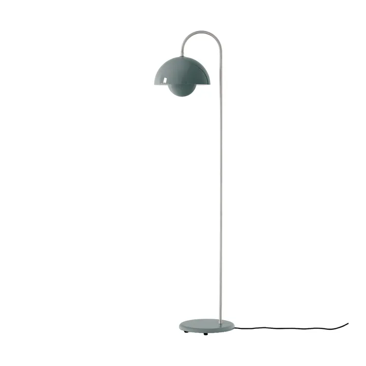 Flowerpot VP12 golvlampa - Stone blue - &Tradition