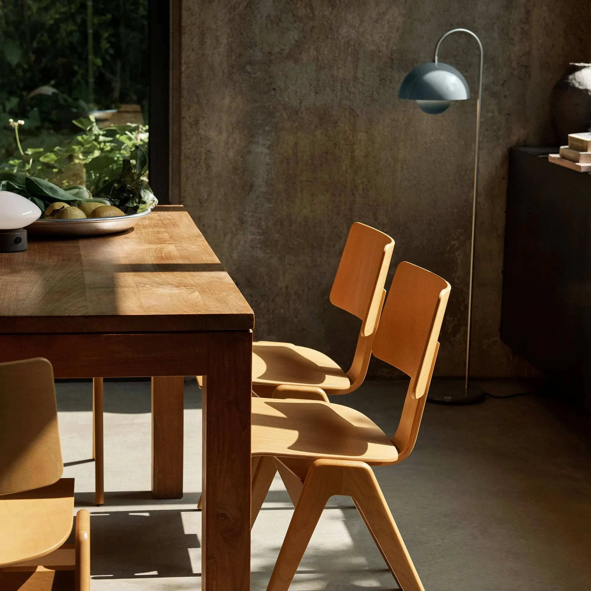 Flowerpot VP12 golvlampa, Stone blue &Tradition