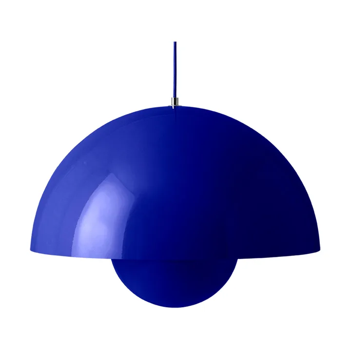 Flowerpot VP2 pendel stor - Cobalt blue - &Tradition