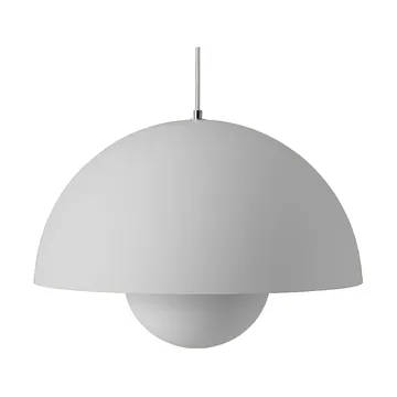 Flowerpot VP2 pendel stor - Matt light grey - &Tradition