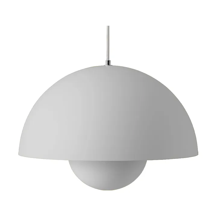 Flowerpot VP2 pendel stor - Matt light grey - &Tradition