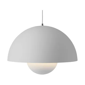 Flowerpot VP2 pendel stor - Matt light grey - &Tradition