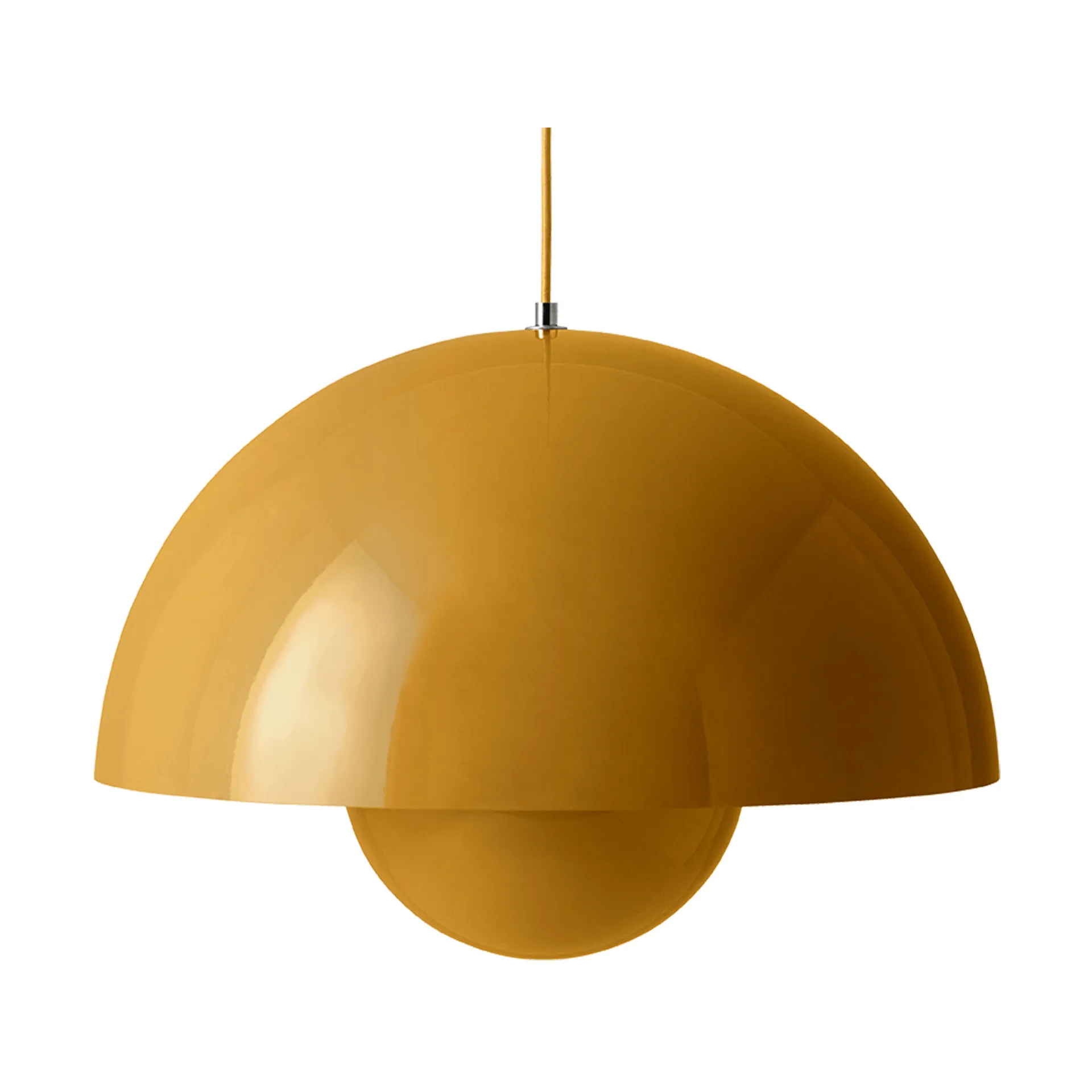 Flowerpot VP2 pendel stor, Mustard &Tradition