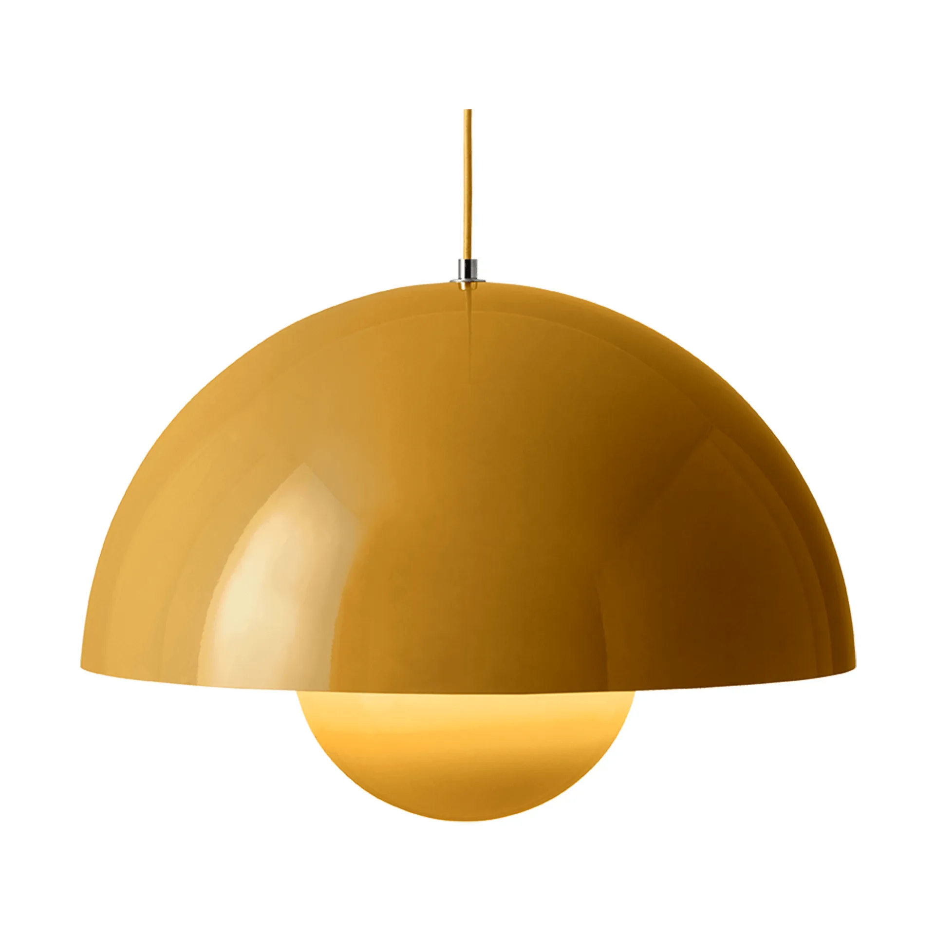 Flowerpot VP2 pendel stor, Mustard &Tradition