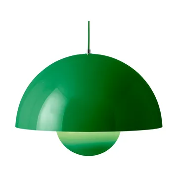 Flowerpot VP2 pendel stor - Signal green - &Tradition
