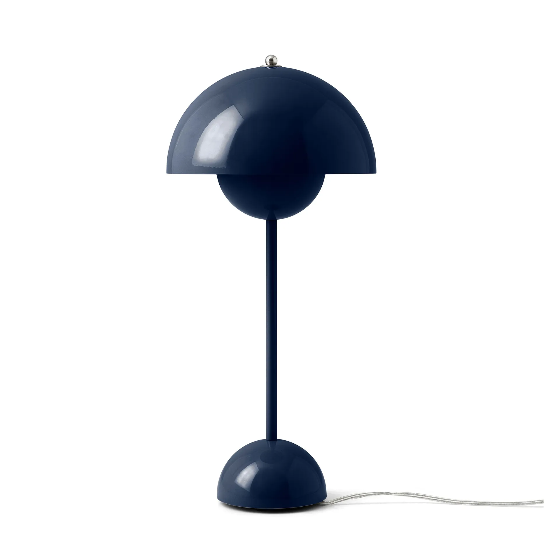 Flowerpot VP3 bordslampa, Steel blue &Tradition