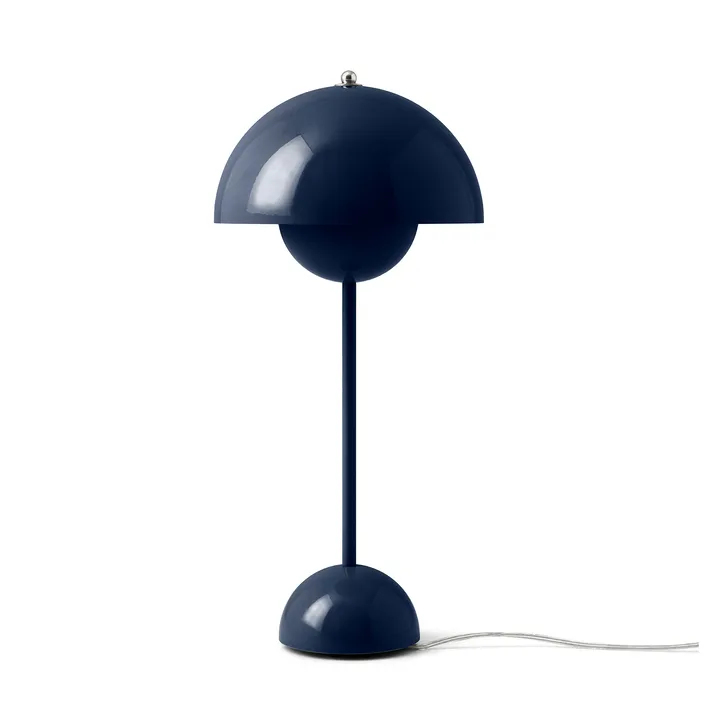 Flowerpot VP3 bordslampa - Steel blue - &Tradition