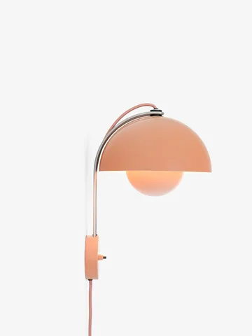 Flowerpot VP8 vägglampa - Beige red - &Tradition