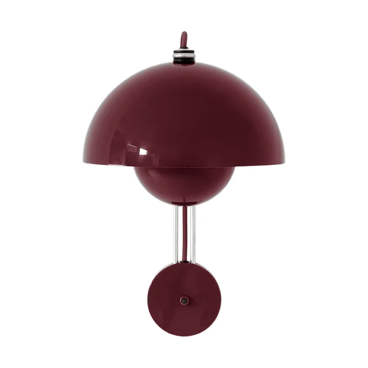 Flowerpot VP8 vägglampa - Dark plum - &Tradition