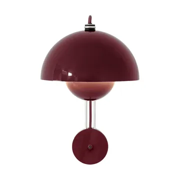 Flowerpot VP8 vägglampa - Dark plum - &Tradition