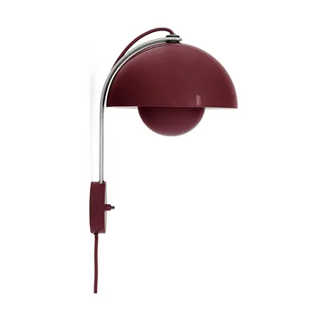 Flowerpot VP8 vägglampa - Dark plum - &Tradition