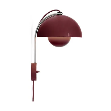 Flowerpot VP8 vägglampa - Dark plum - &Tradition