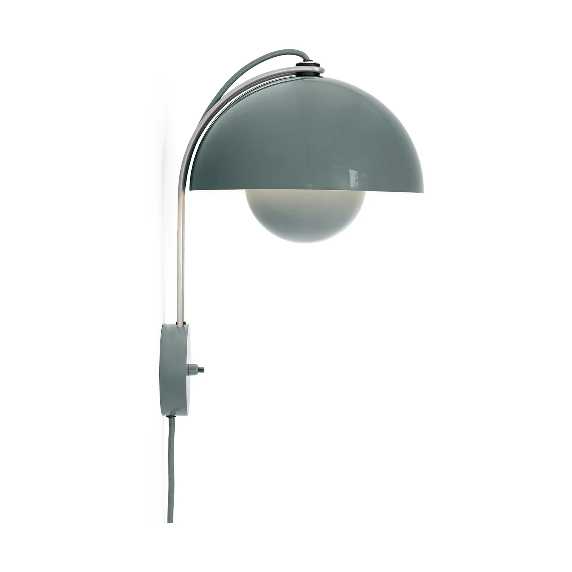 Flowerpot VP8 vägglampa, Stone blue &Tradition