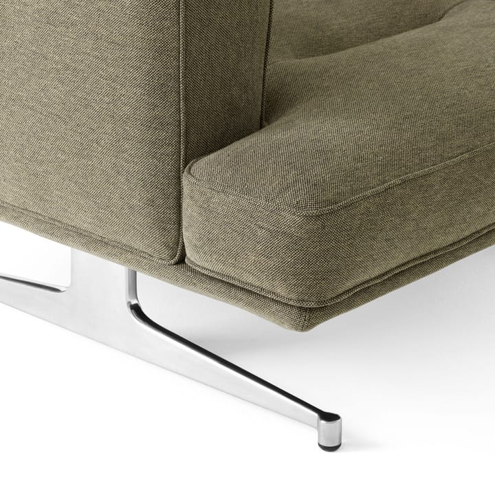 Inland AV21 fåtölj, Clay 0014-polished aluminium &Tradition