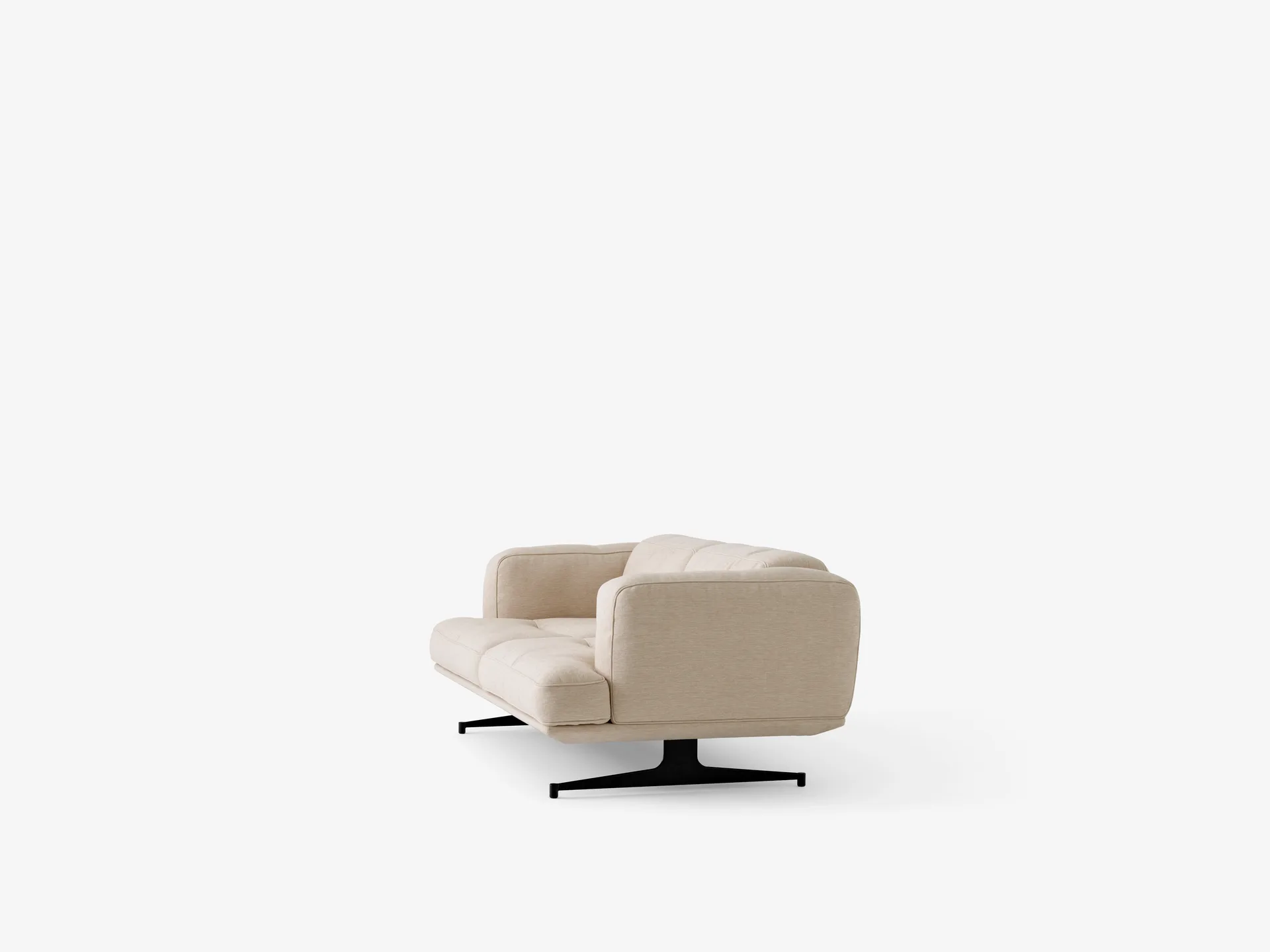 Inland AV22 soffa 2-sits, Clay 0011-warm black &Tradition