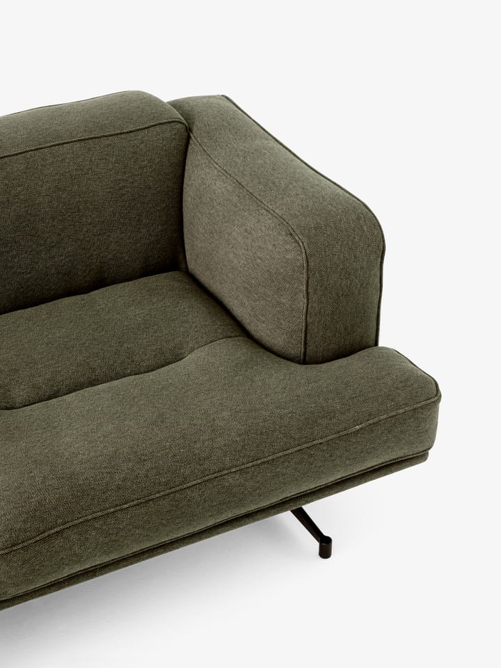 Inland AV23 3-sits soffa - Clay 0014-warm black - &Tradition