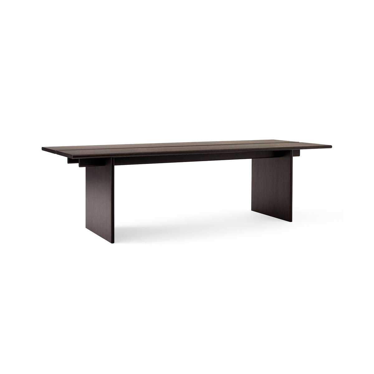 &Tradition Ita OS2 matbord med kabelgömma 95x260 cm Dark stained oak