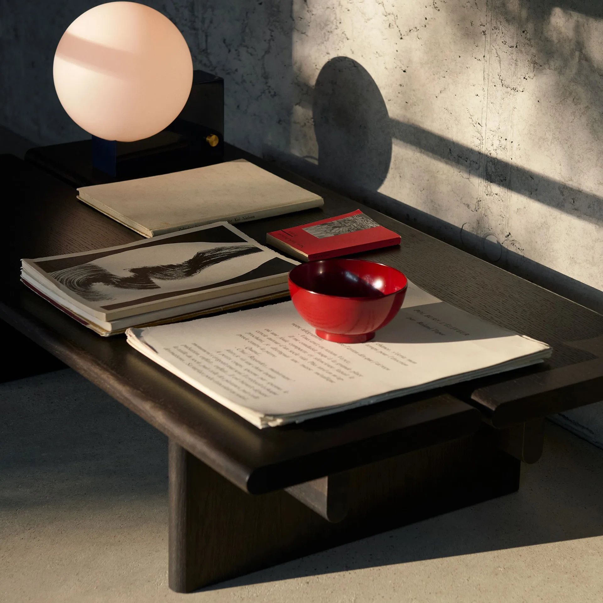 Ita OS3 soffbord 60x110 cm, Dark stained oak &Tradition