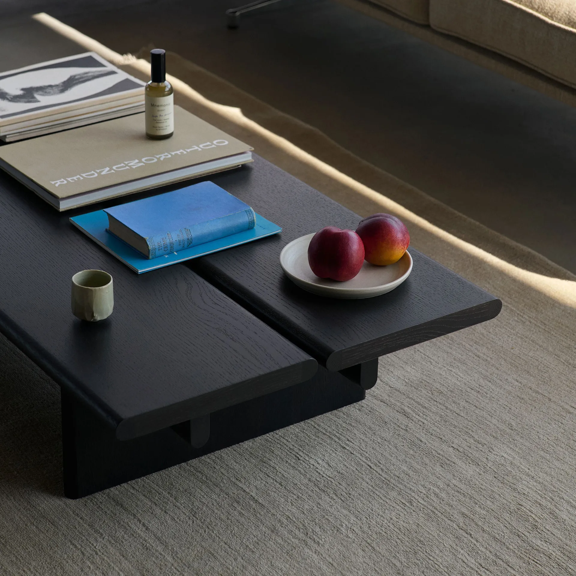 Ita OS3 soffbord 60x110 cm, Dark stained oak &Tradition