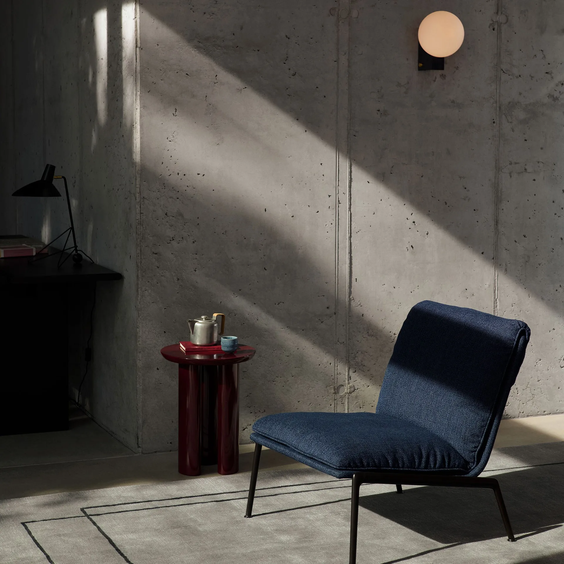 Journey SHY2 vägglampa, Steel blue &Tradition