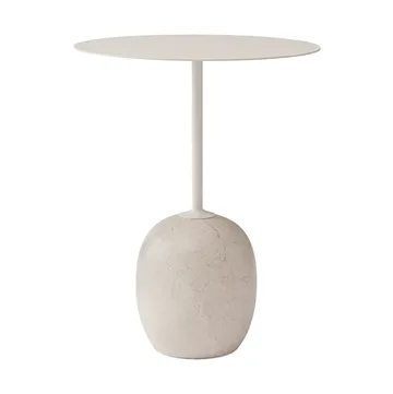 Lato bord LN8 - Ivory white-Crema diva marble - &Tradition