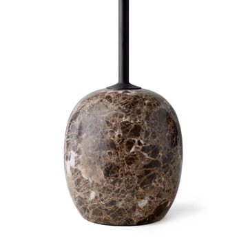 Lato bord LN8 - Lacquered walnut-Emperador marble - &Tradition