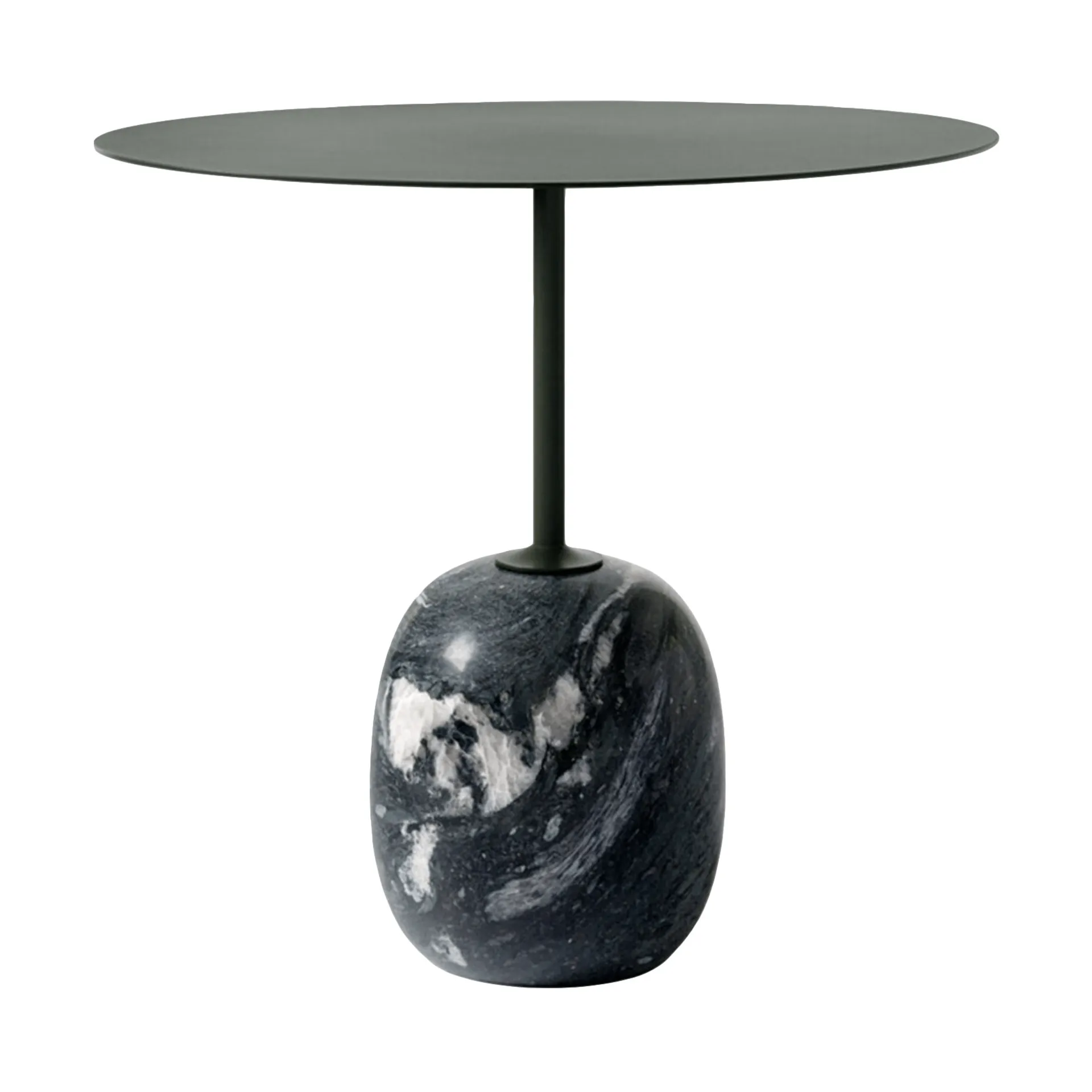 Lato LN9 sidobord, Deep green-verde grigio, 40x50x45 cm &Tradition