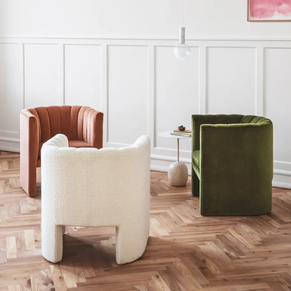 Loafer SC23 fåtölj, tyg Ritz pine &Tradition