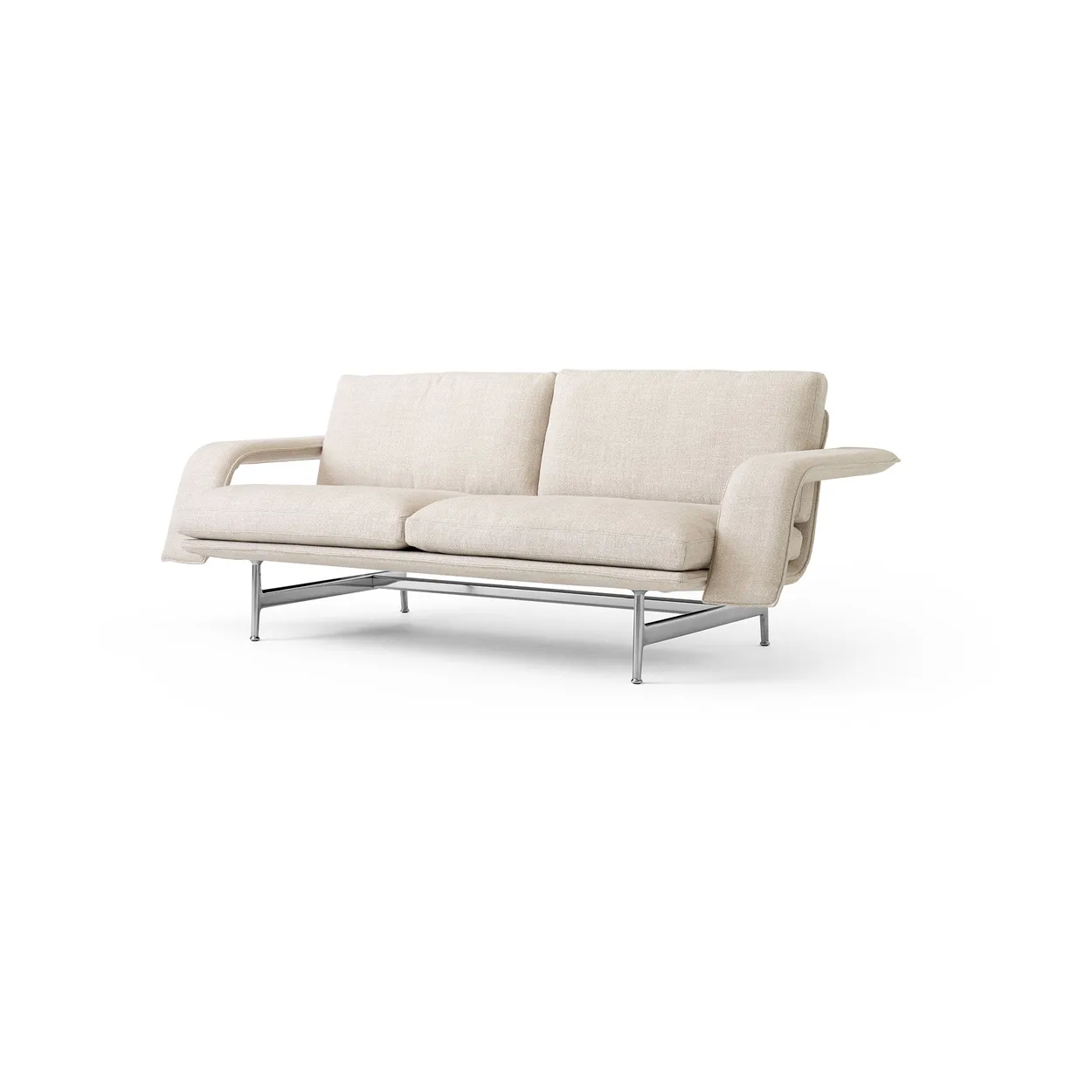 &Tradition Meantime AV30 2-sits soffa Pol. aluminium-Ecriture 0210
