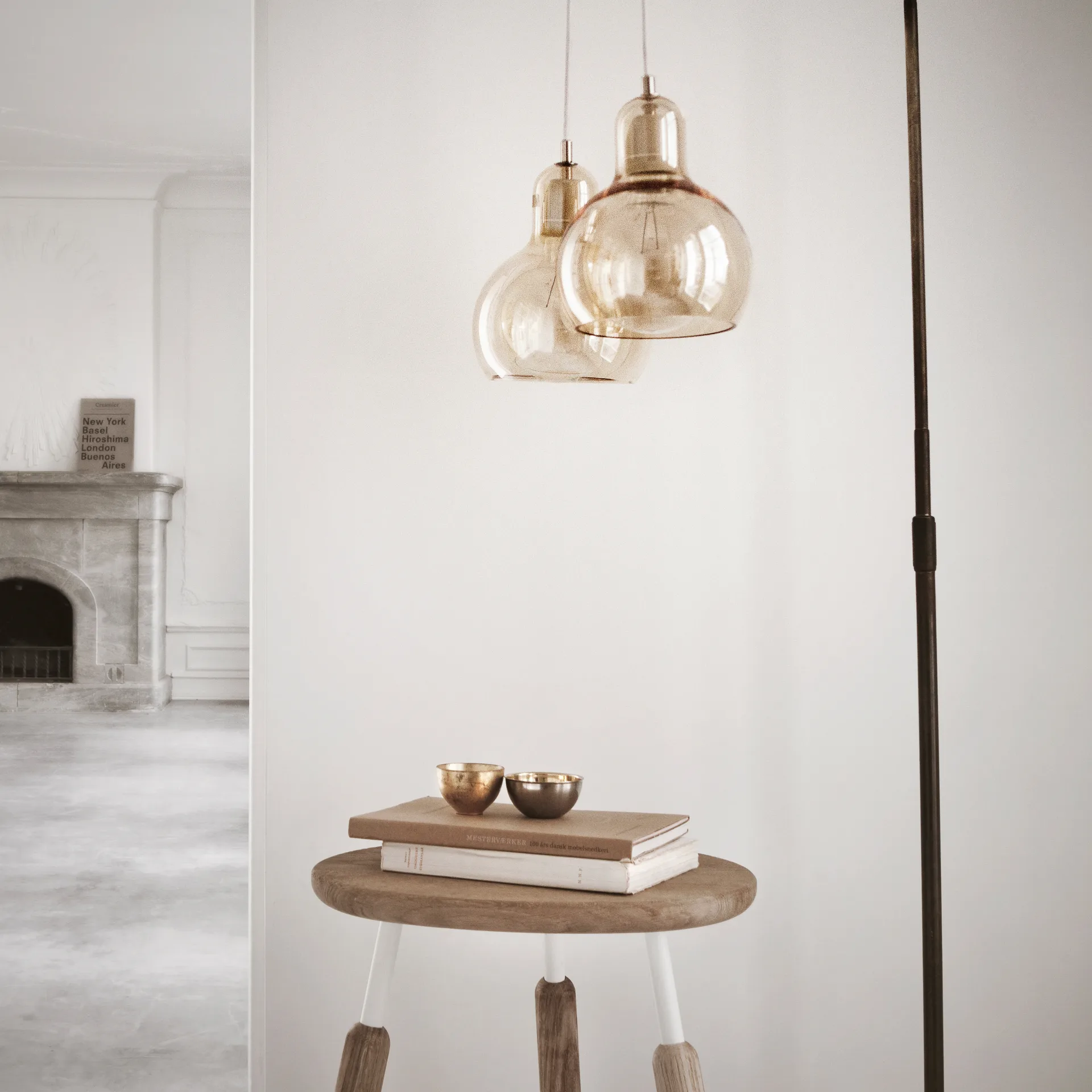 Mega Bulb SR2 lampa, Guld-klar sladd &Tradition