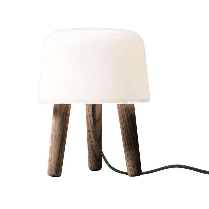 Milk bordslampa - svart sladd, askben - &Tradition